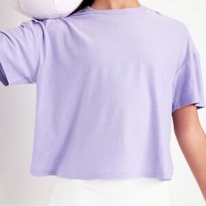 One Girls purple / lilac crop top